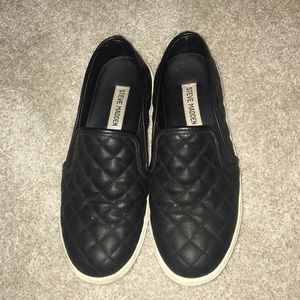 Black slip on shoes